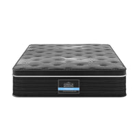Giselle Bedding Single Mattress 35cm Euro Top with Graphene Cooling Comfort Medium Firm