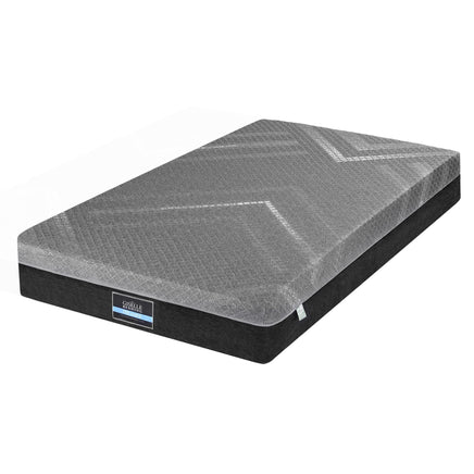 Giselle King Single Mattress 26cm Firm Pocket Spring Dual Edge Support Dark Grey
