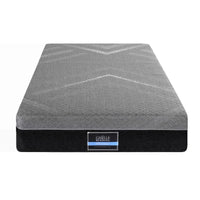 Giselle Single Mattress 26cm Firm Pocket Spring Dual Edge Support Dark Grey