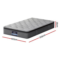 26cm Giselle Mattress King Single Latex Foam Mattresses