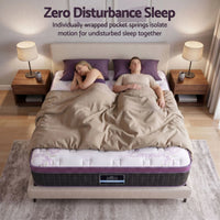 Giselle King Euro Top Mattress Firm Pocket Spring Edge Support
