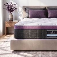 Giselle King Euro Top Mattress Firm Pocket Spring Edge Support