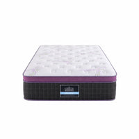 Giselle King Single Euro Top Mattress Firm Pocket Spring Edge Support