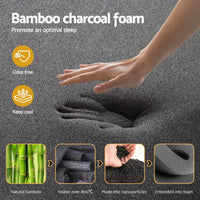 35cm Giselle Mattress King Single Bed Bamboo Pocket Firm Foam