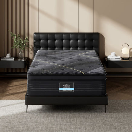 35cm Giselle Mattress Single Bed Bamboo Pocket Firm Foam