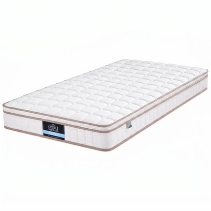 Giselle 20cm Firm King Single Mattress Pocket Spring for Bedroom or Guest Room