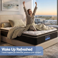Giselle 35cm Single Mattress Firm with Copper Memory Foam and Edge Support
