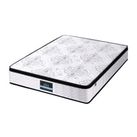 Giselle Bedding Double Mattress 30cm Pocket Spring Euro Top Medium Firm Foam