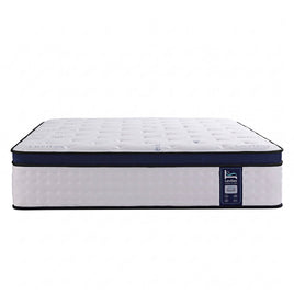 Levitex 35CM Double Mattresses Gel Memory Foam and 7-Zone Ergonomic Pocket Spring, Anti-Roll Dual-Row Edge, Undisturbed Deep Sleep For Restless Couples, Triple Cooling System