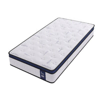 Levitex 35CM King Single Mattresses Gel Memory Foam and 7-Zone Ergonomic Pocket Spring, Anti-Roll Dual-Row Edge, Triple Cooling System for Hot Sleepers