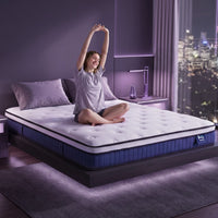 Levitex Queen Mattress 23CM With Pocket Spring & Cooling Gel Foam, Medium-Firm Full-Body Support, Mattresses In A Box
