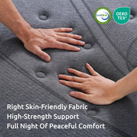 Levitex Double Mattress 33 cm 7-Zone Pocket Spring 8.0 Extra Firm with Dual-Row Edge Support & Breathable Knit Cover