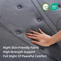 Levitex Single Mattress 33 cm 7-Zone Pocket Spring 8.0 Extra Firm with Dual-Row Edge Support & Breathable Knit Cover