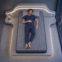 Levitex King Single Mattress 25 cm Hybrid Pocket Spring with 4cm Egg Crate Foam for Deep Sleep Bamboo Charcoal Fabric