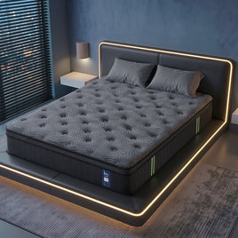 Levitex Double Mattress 34 cm 5-Zone Pressure Relief  Pocket Spring with Reinforced Edge Support & Breathable Gel Memory Foam Hybrid Mattress