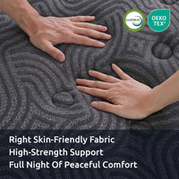 Levitex King Mattress 34 cm 5-Zone Pressure Relief  Pocket Spring with Reinforced Edge Support & Breathable Gel Memory Foam Hybrid Mattress