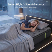 Levitex King Single Mattress 34 cm 5-Zone Pressure Relief  Pocket Spring with Reinforced Edge Support & Breathable Gel Memory Foam Hybrid Mattress