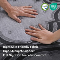 Levitex King Mattress 34 cm 5-Zone Pocket Spring with Latex & Memory Foam or Extra Lumbar & Shoulder Support