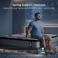 Levitex Queen Mattress 34 cm 5-Zone Pocket Spring with Latex & Memory Foam or Extra Lumbar & Shoulder Support