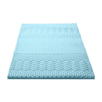 Giselle Bedding 5cm Memory Foam Mattress Topper 7-Zone King Single