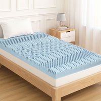 Giselle Bedding Memory Foam Mattress Topper 7-Zone 8cm Single