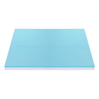 Giselle 8cm Memory Foam Mattress Topper Gel Dual Layer Foam Bamboo Queen