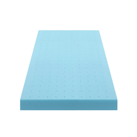 Giselle 12cm Memory Foam Mattress Topper Ventilated Cool Gel Bamboo Cover Single