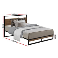 Bed Frame Metal Frame DANE - King Single