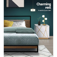 Bed Frame Single Size Metal Frame DANE