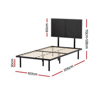 Bed Frame King Single Size Metal Frame NOE