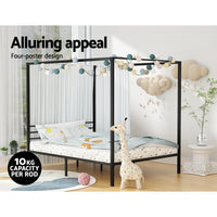 Bed Frame Double Size Metal Frame POCHY