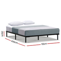 Bed Frame Queen Size Metal Frame TED