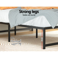 Bed Frame Double Size Metal Frame TINO