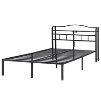 Artiss Bed Frame Queen Size with Charging Station WAVE