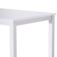 Computer Desk Home Office Study Table White 120CM