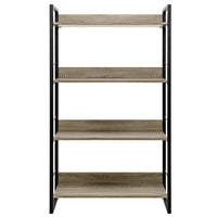 Artiss Bookshelf 4 Tiers - NOE Black and Oak