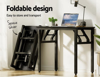 Computer Desk Foldable Balck 80CM