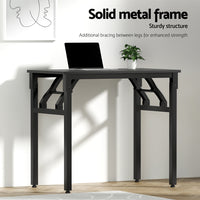 Computer Desk Foldable Balck 80CM