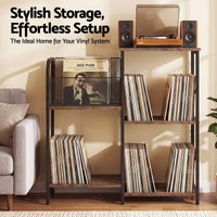 Artiss Record Player Stand with Vinyl Record Storage Turntable Stand