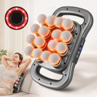 Everfit Deep Tissue Massager 16 Heads with 20 Intensities Deep Percussion Massage Gun Rechargeable