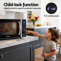 Devanti 30L Microwave Oven 4-IN-1 Air Fryer Convection Grill