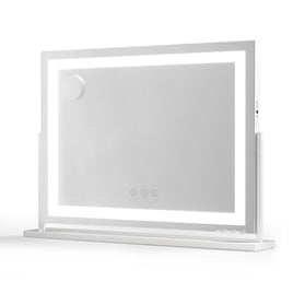 Embellir Makeup Mirror 80x58cm 360? Rotatable Vanity Mirror with Lights Bright Light Strip Adjustable