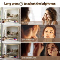 Embellir 90x60cm Makeup Mirror 360 degree Rotatable Vanity Mirror 10x magnifing