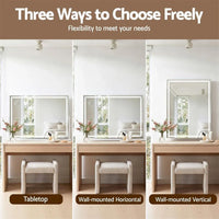 Embellir 90x60cm Makeup Mirror 360 degree Rotatable Vanity Mirror 10x magnifing