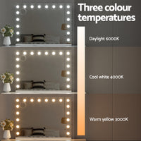 Embellir Makeup Mirror 80x58cm Hollywood Vanity with LED Light Tabletop Wall