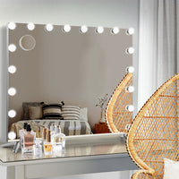 Embellir Bluetooth Makeup Mirror 80x65cm Hollywood Vanity with LED Light Wall