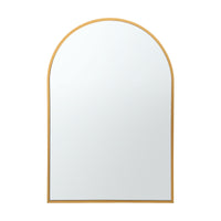 Embellir Arch Wall Mirror, Decorative Gold Frame Mirrors, 61x41cm Bathroom Vanity Mirror, Slim Frame for Living Room Entryway Bedroom Decor