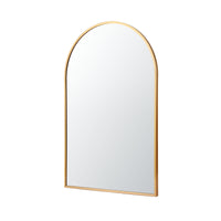 Embellir Arch Wall Mirror, Decorative Gold Frame Mirrors, 61x41cm Bathroom Vanity Mirror, Slim Frame for Living Room Entryway Bedroom Decor