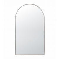Embellir Arch Wall Mirror, Decorative Silver Frame Mirrors, 86x50cm Bathroom Vanity Mirror, Slim Frame for Living Room Entryway Bedroom Decor