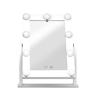 Embellir Makeup Mirror 30x38cm Hollywood Vanity with LED Light Rotation Tabletop